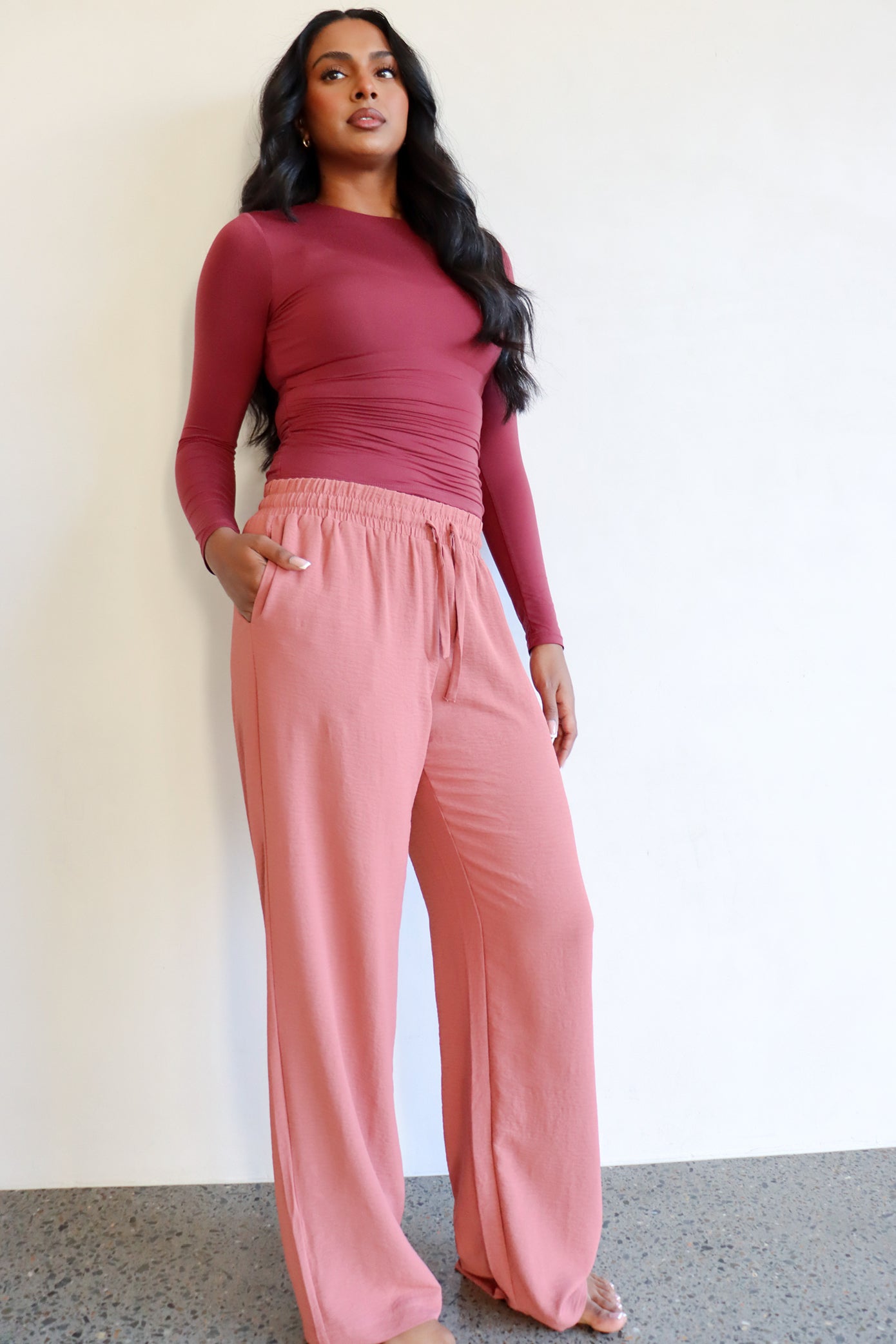 Ascend Top - Burgundy
