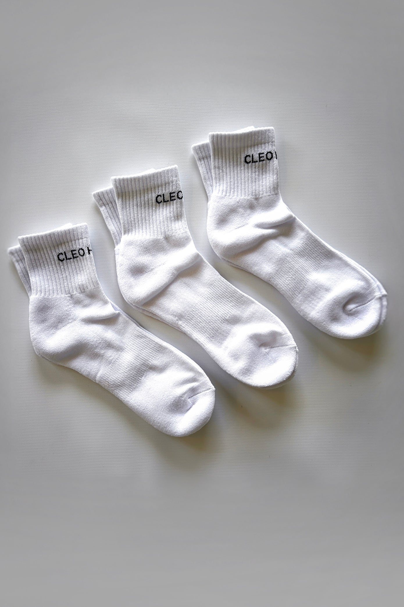 Classic Socks 3 Pack - Extra Short - White