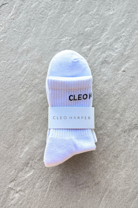 Classic Socks 3 Pack - Short - White