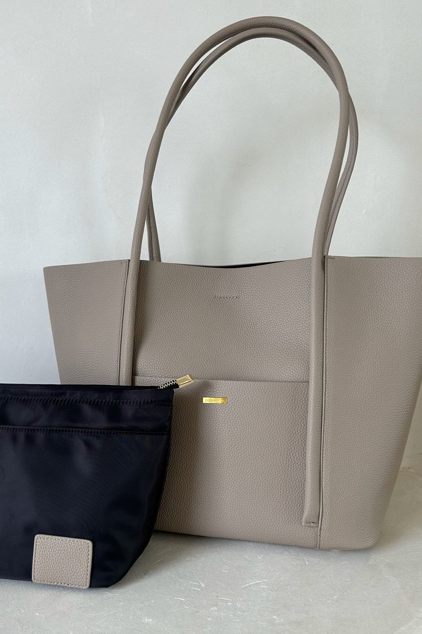 Taupe tote bag cheap