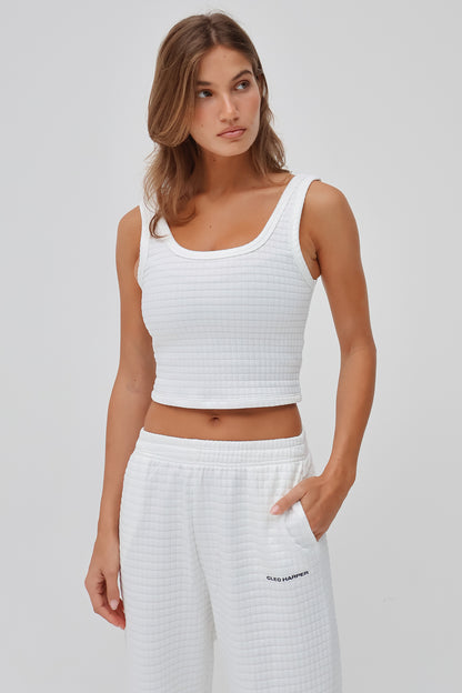Arden Tank - White