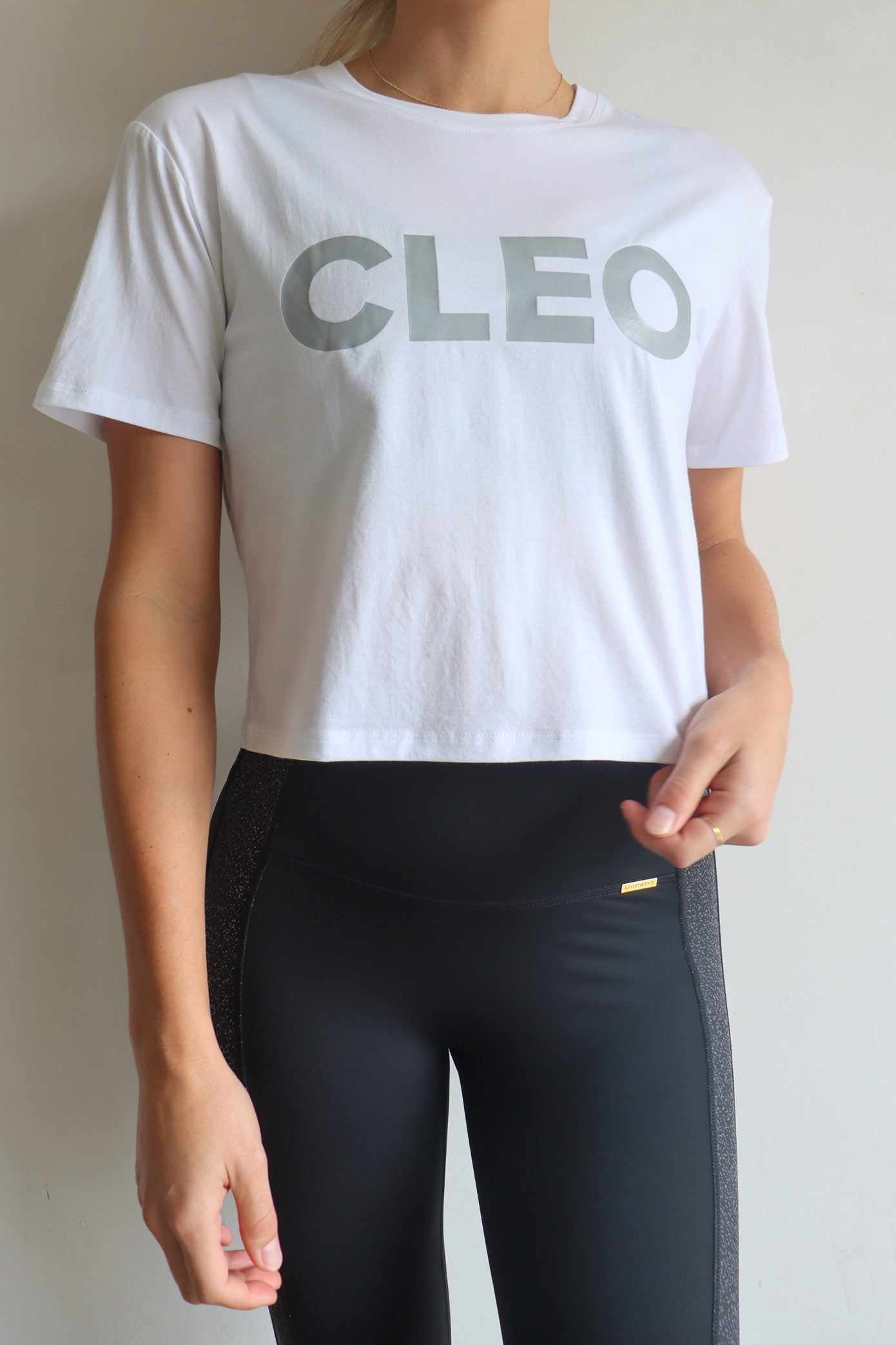 Bondi Tee - White Silver