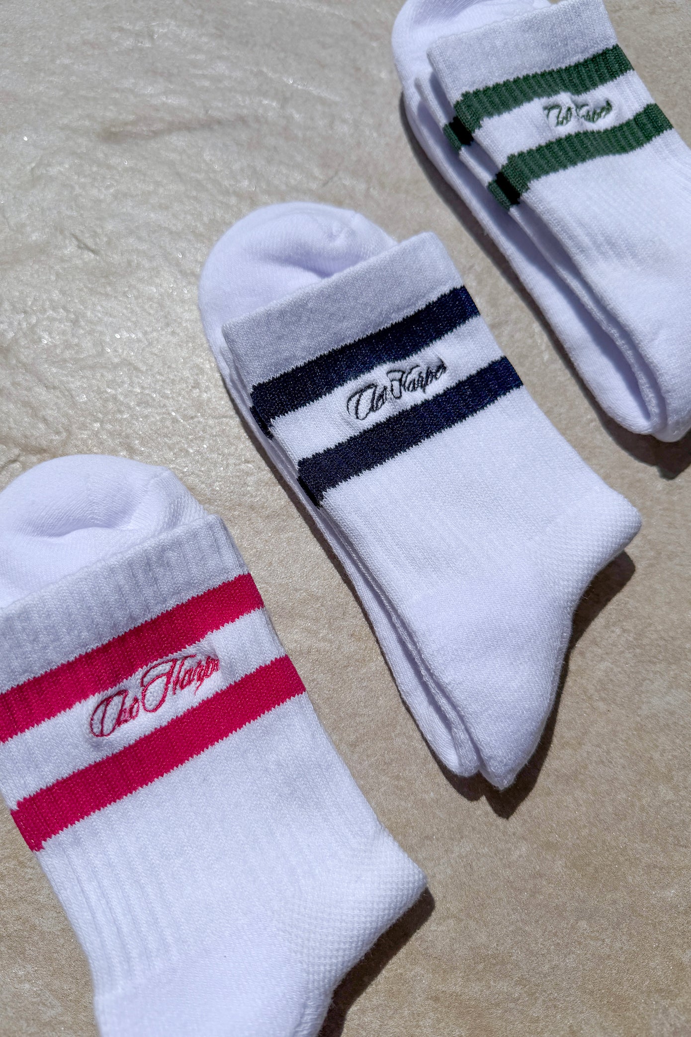 Classic Socks 3 Pack - Short - Stripe