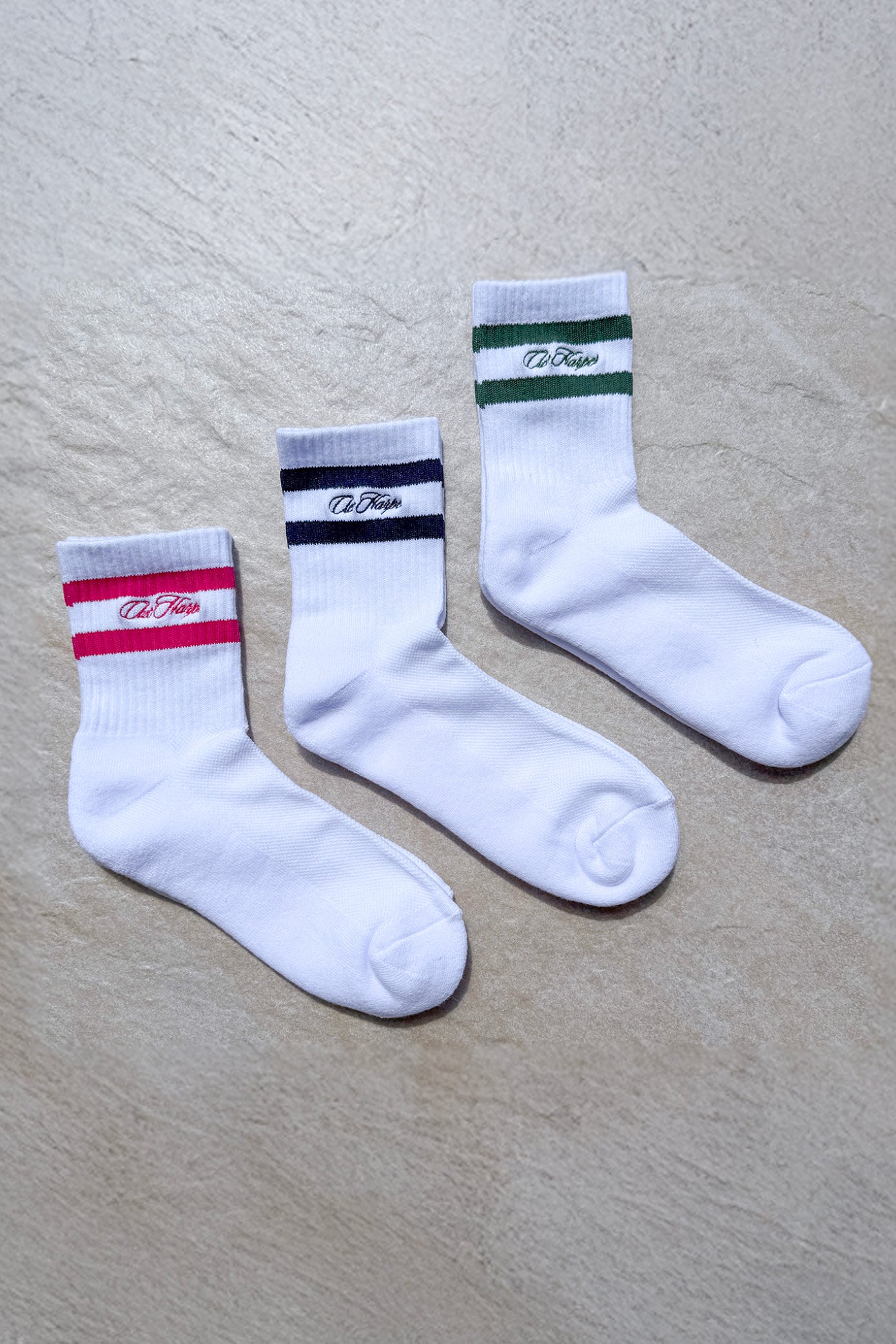 Classic Socks 3 Pack - Short - Stripe