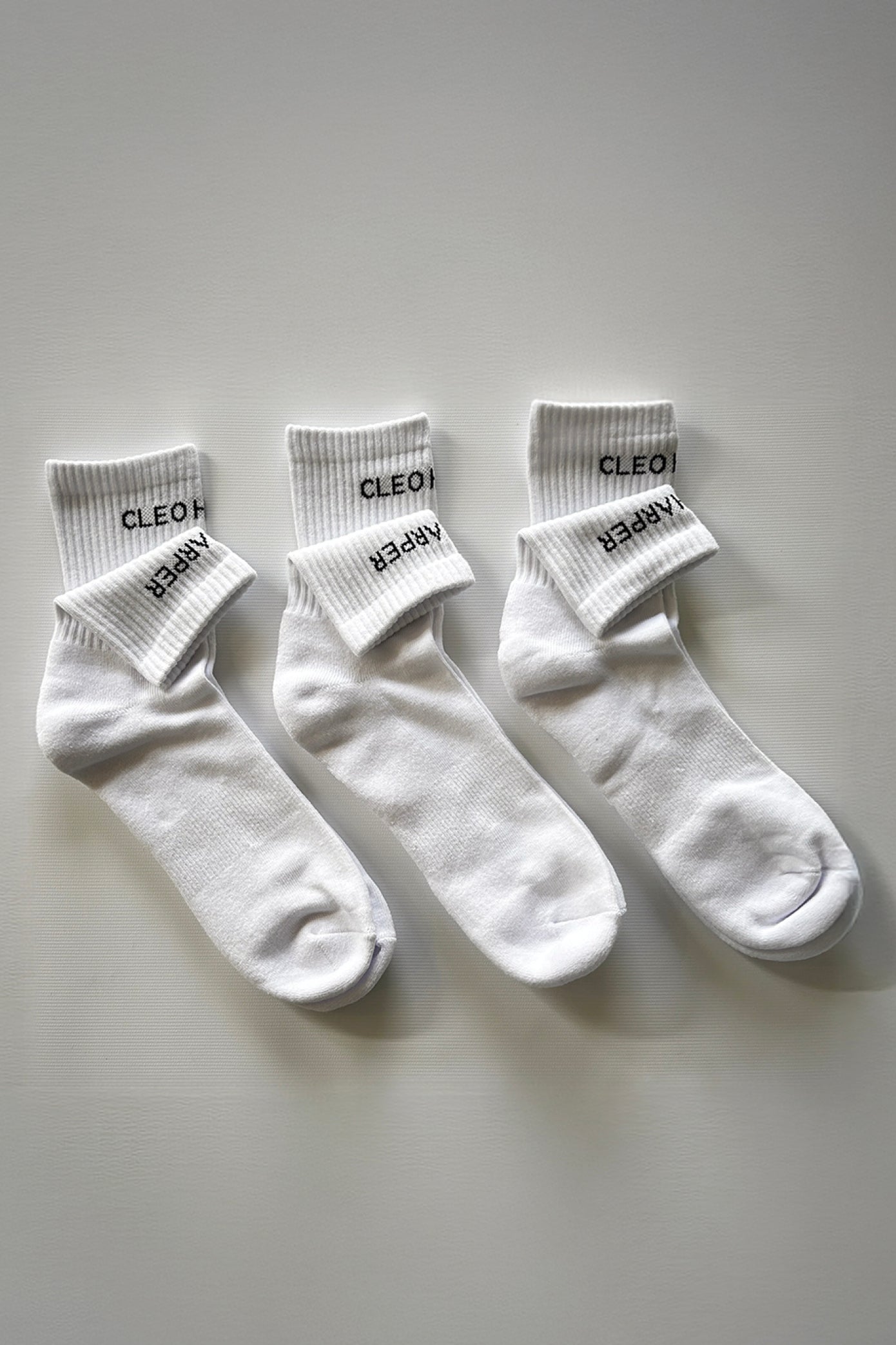 Classic Socks 3 Pack - Short - White