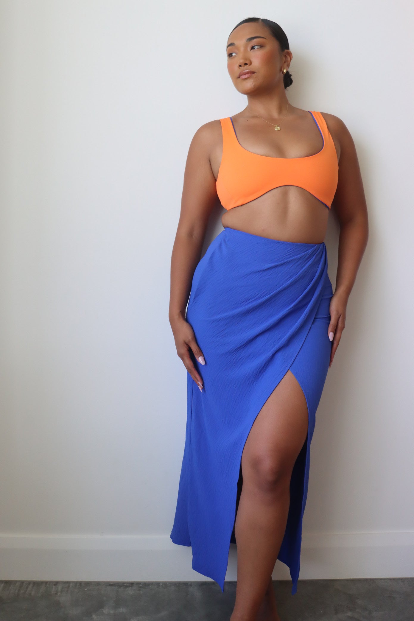 Savannah Skirt - Cobalt - Cleo Harper