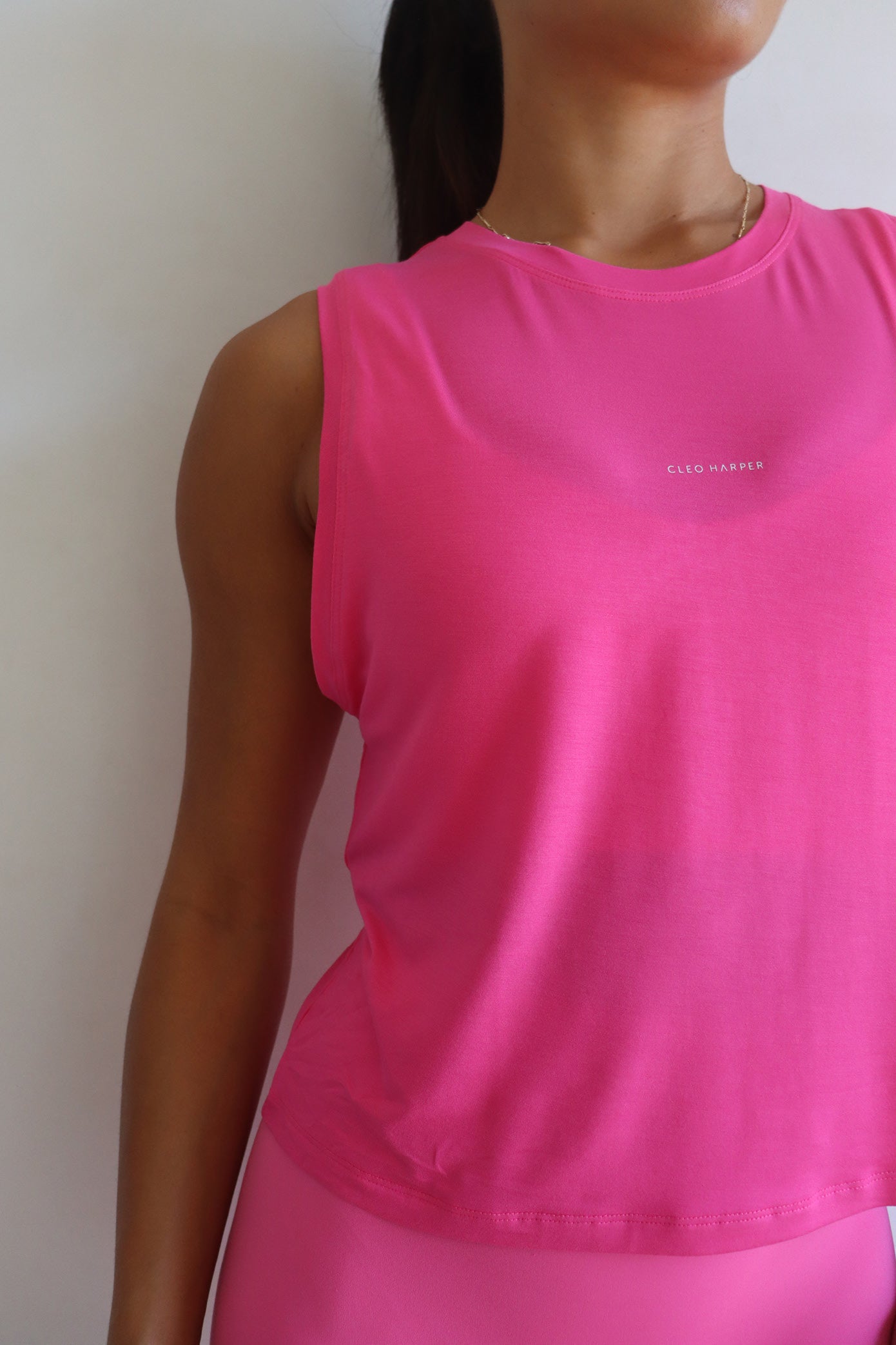 Drift Tank - Pink - Cleo Harper