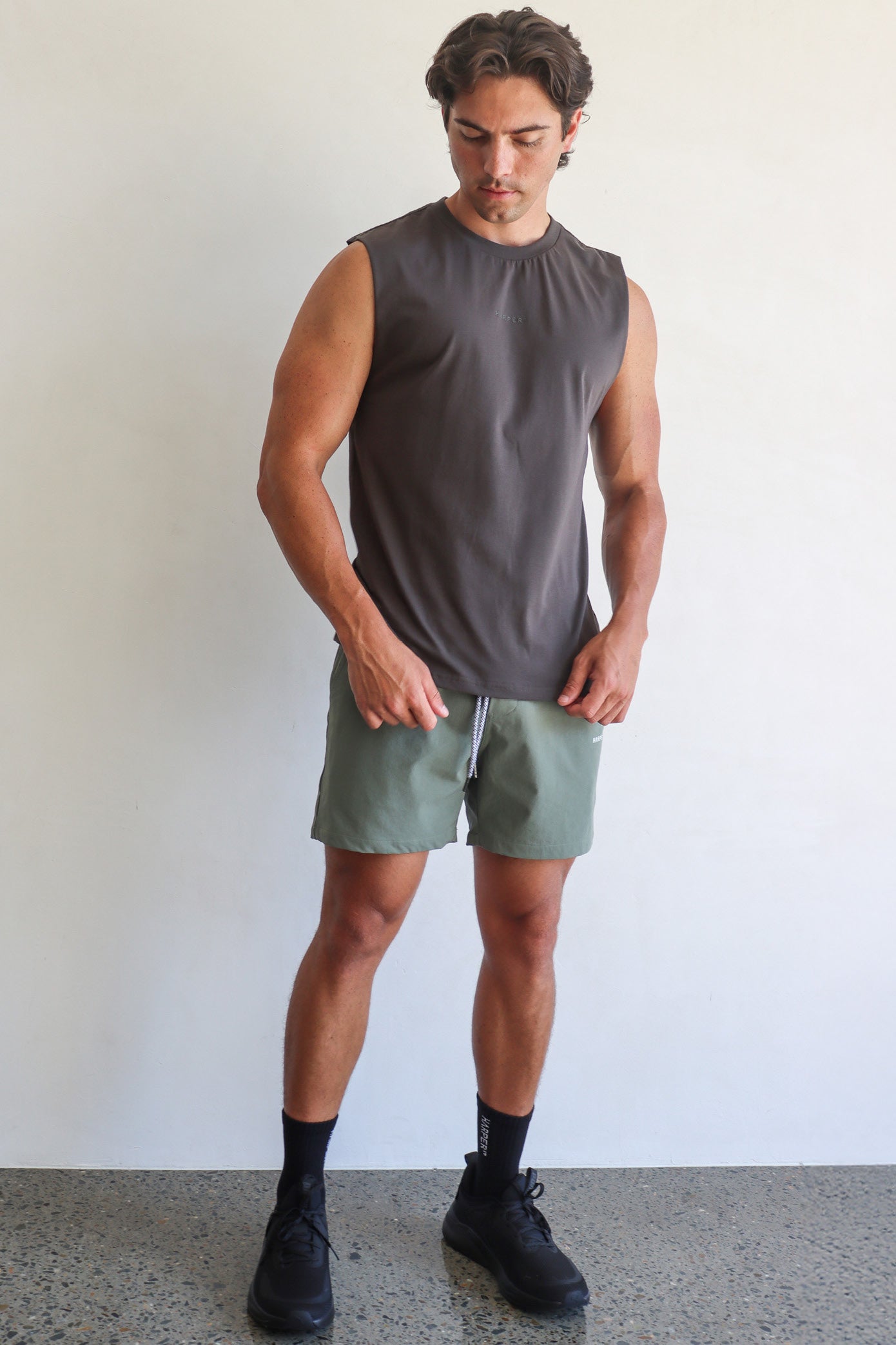 H17 Flex Tank - Black - Cleo Harper