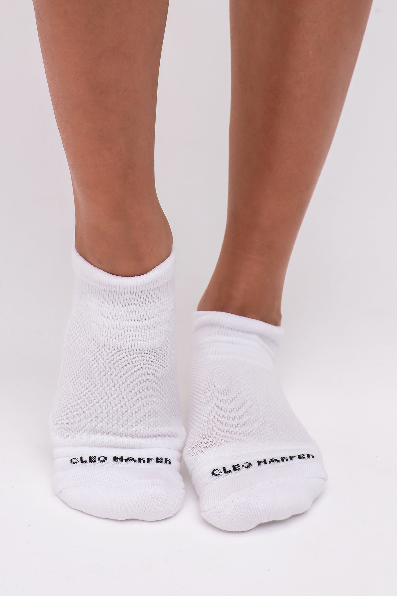 Grip Socks 2 Pack - Ankle - Black / White