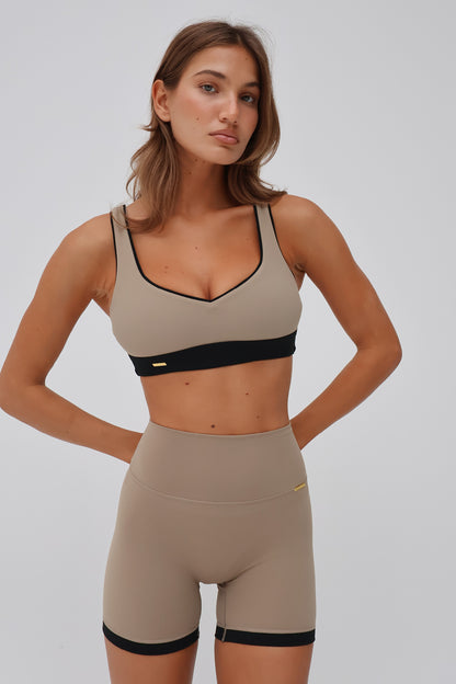 Tone Short - Taupe Black