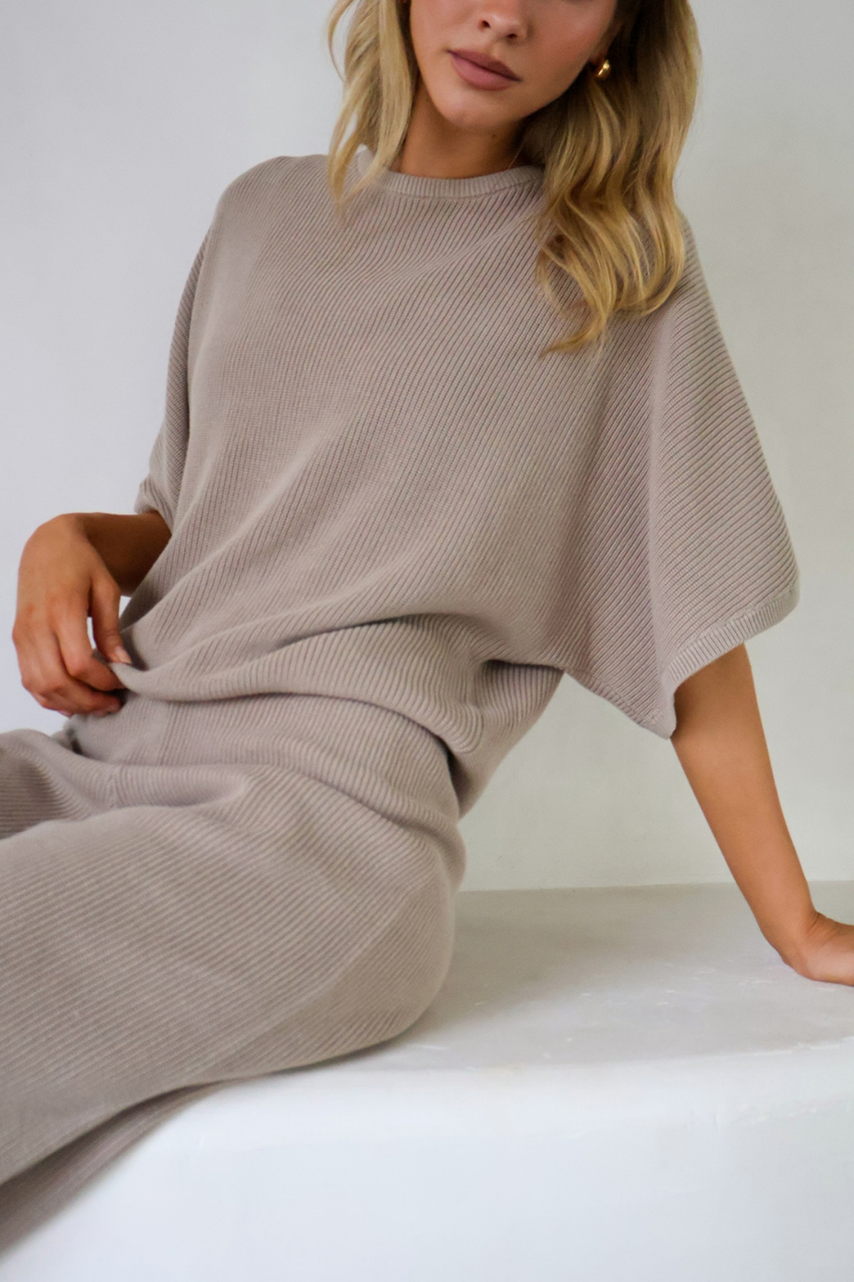 Laurent 100% Cotton Top - Sand
