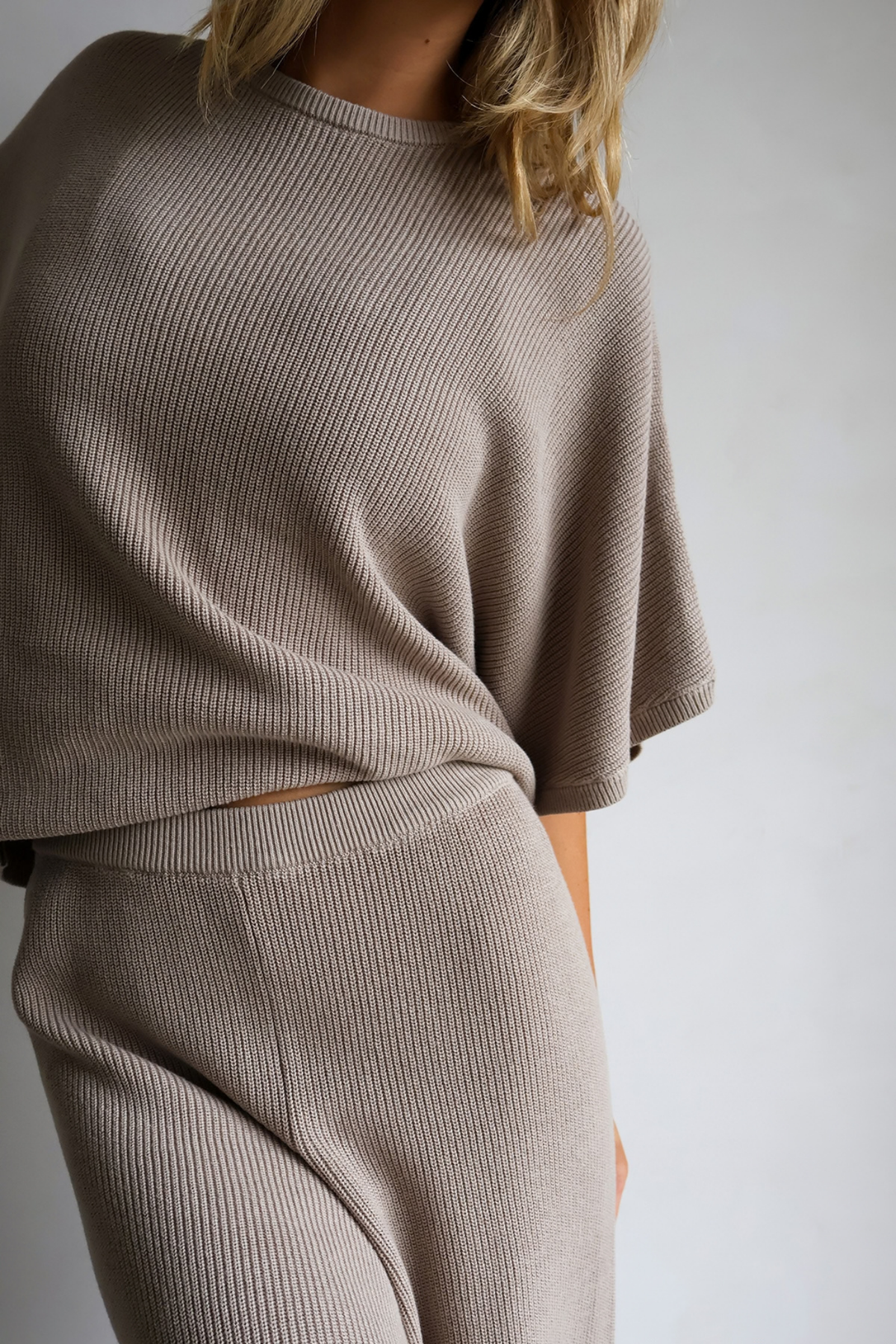 Laurent 100% Cotton Top - Sand
