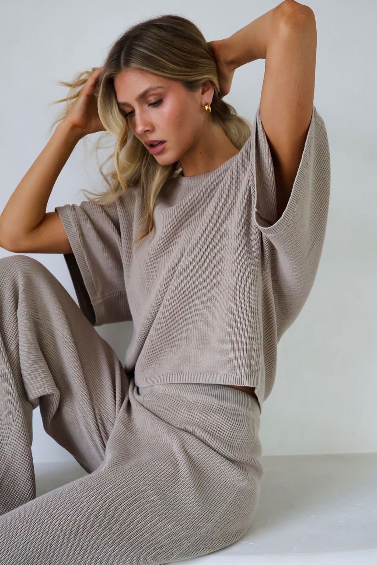 Laurent 100% Cotton Top - Sand