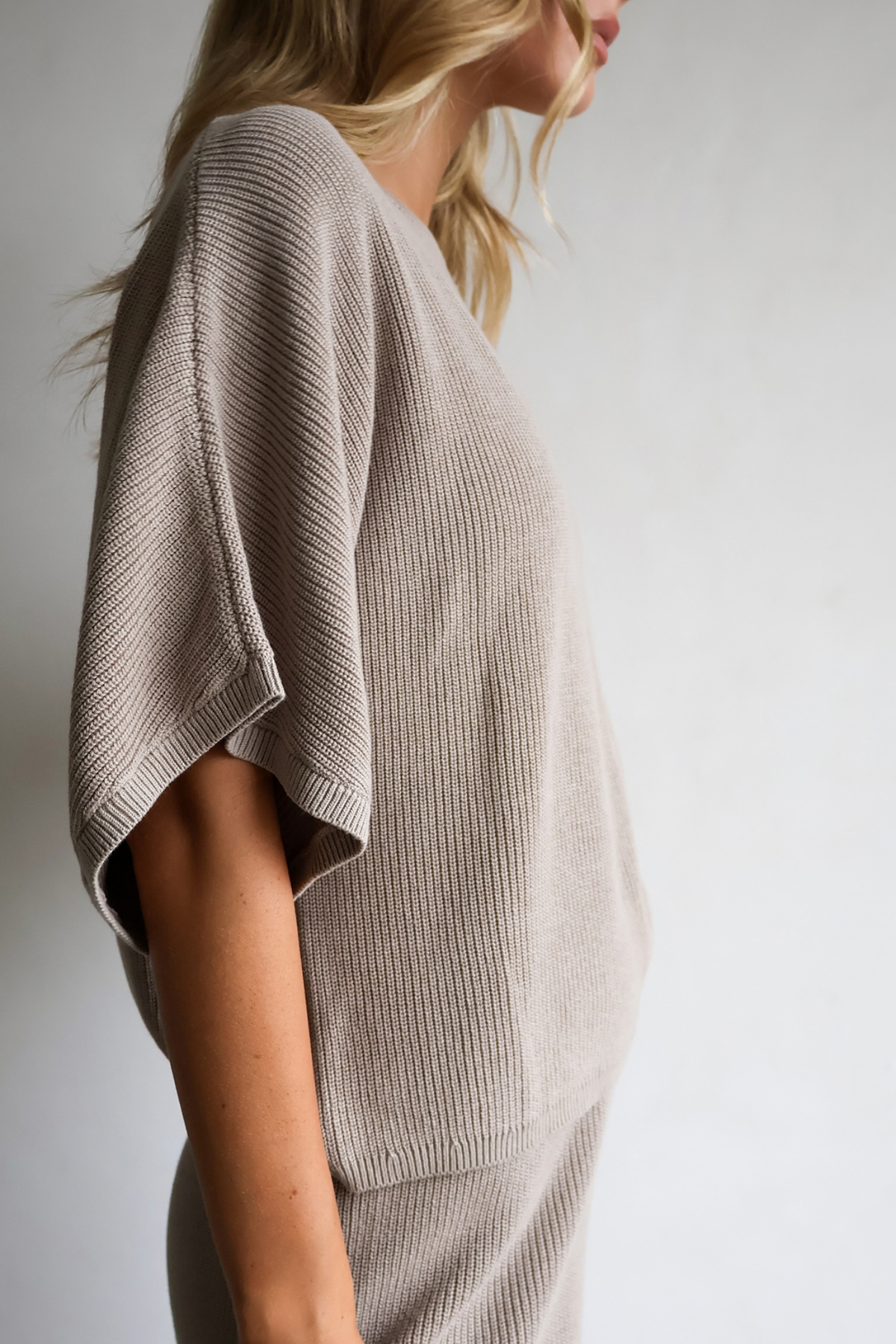Laurent 100% Cotton Top - Sand