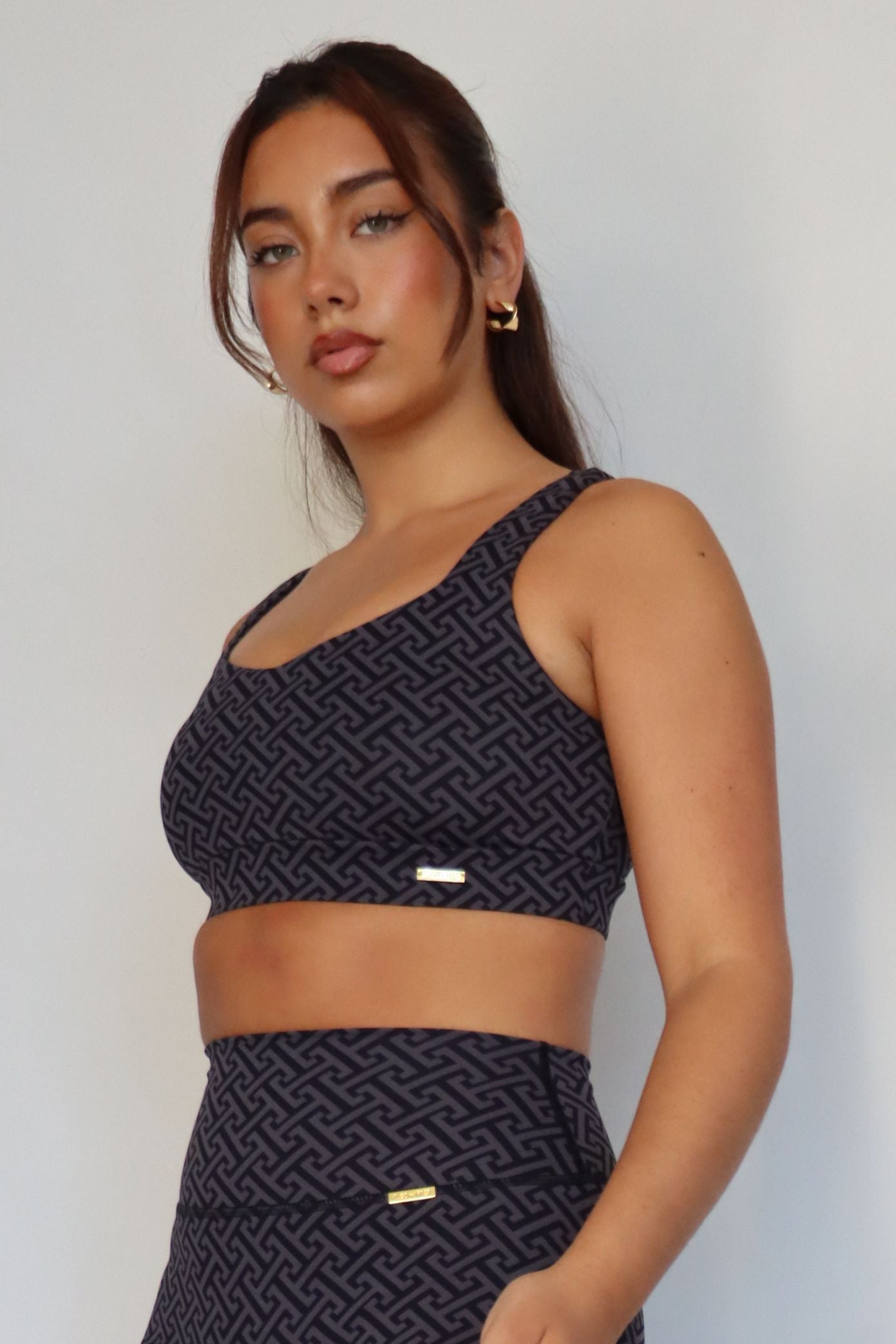 Liberty Bralet - Mono Grey