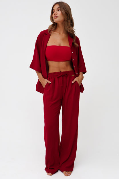Heavenly Pant - Crimson
