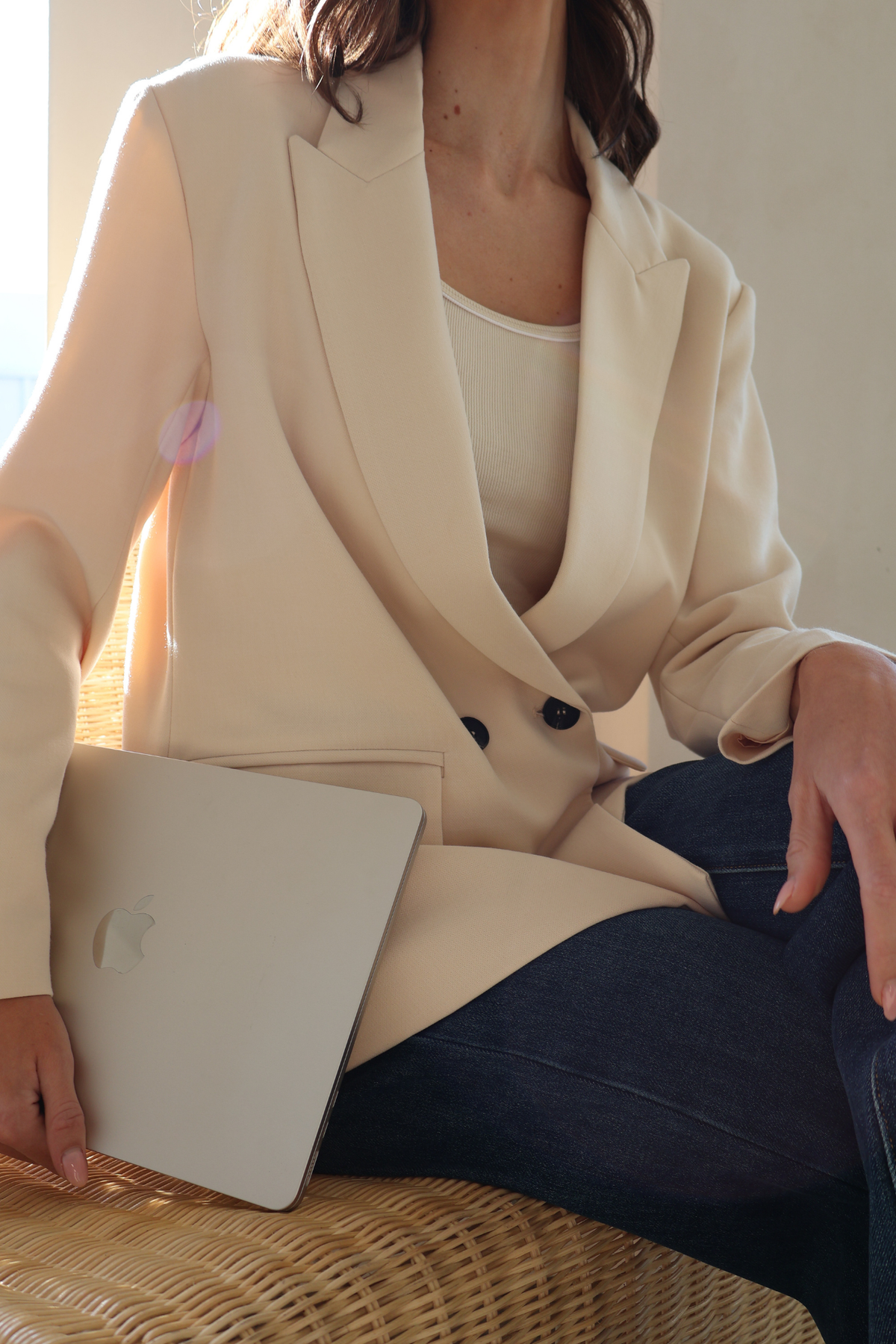 London Blazer - Cream
