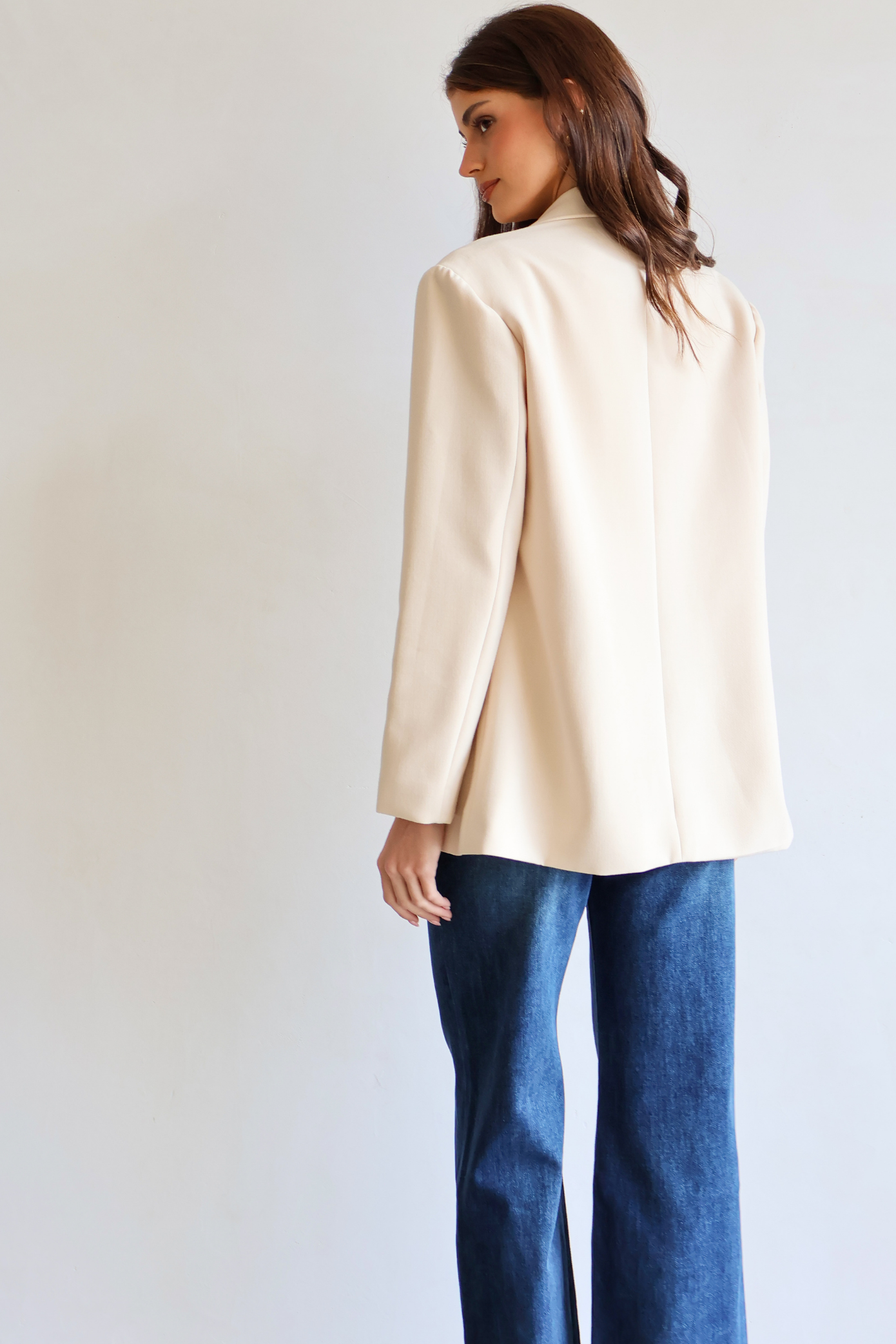 Palazzo Wide Leg Jean - Dark Denim