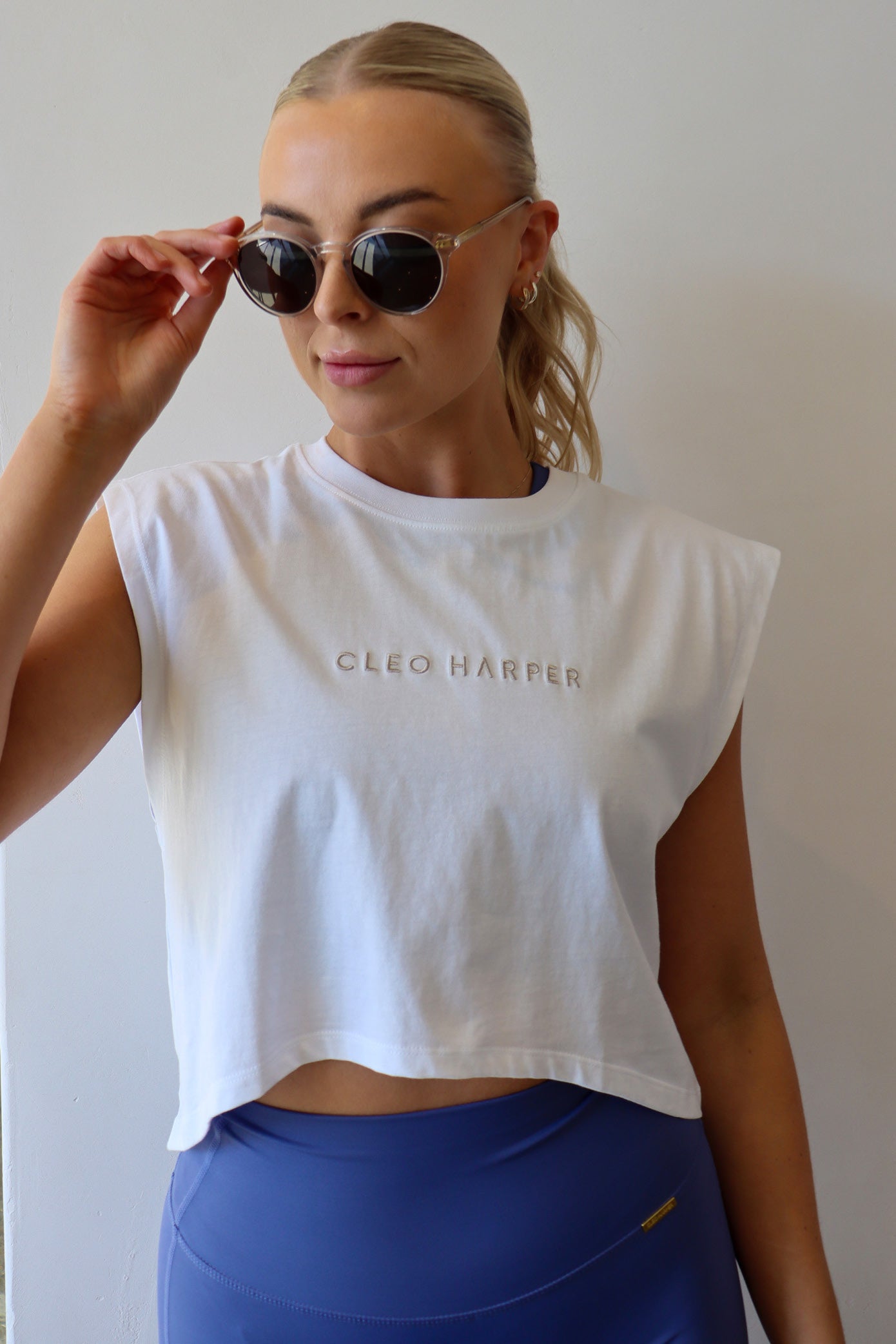 Luca Tank - White - Cleo Harper