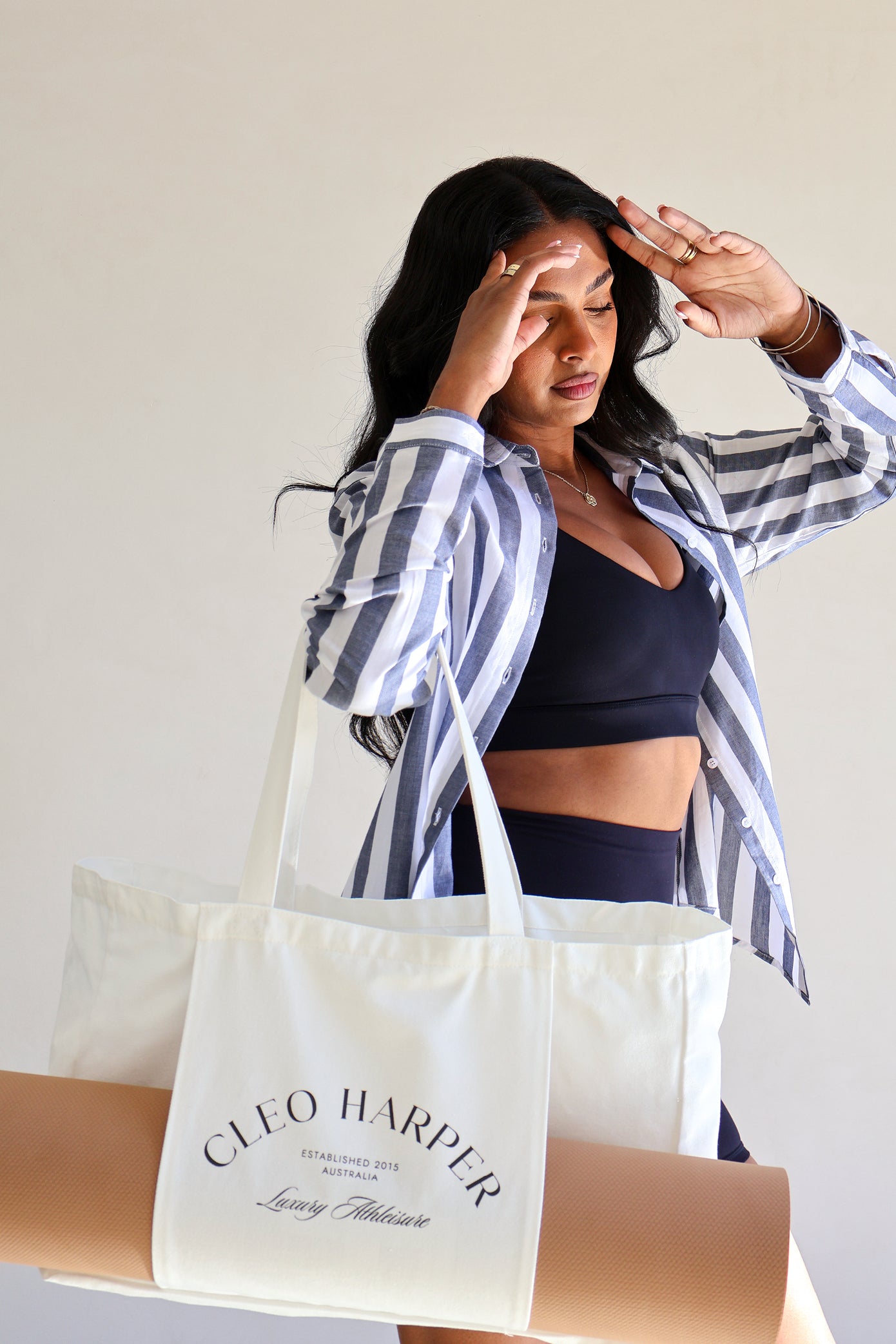 Mabelle Shirt - Navy Stripe