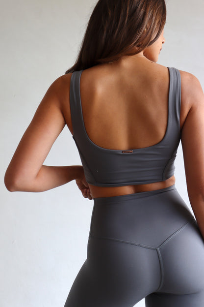 Magnetic Bralet - Graphite - Cleo Harper