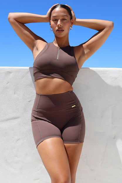 Maze Bralet - Chocolate