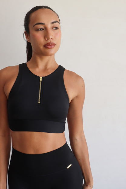 Maze Bralet - Black - Cleo Harper