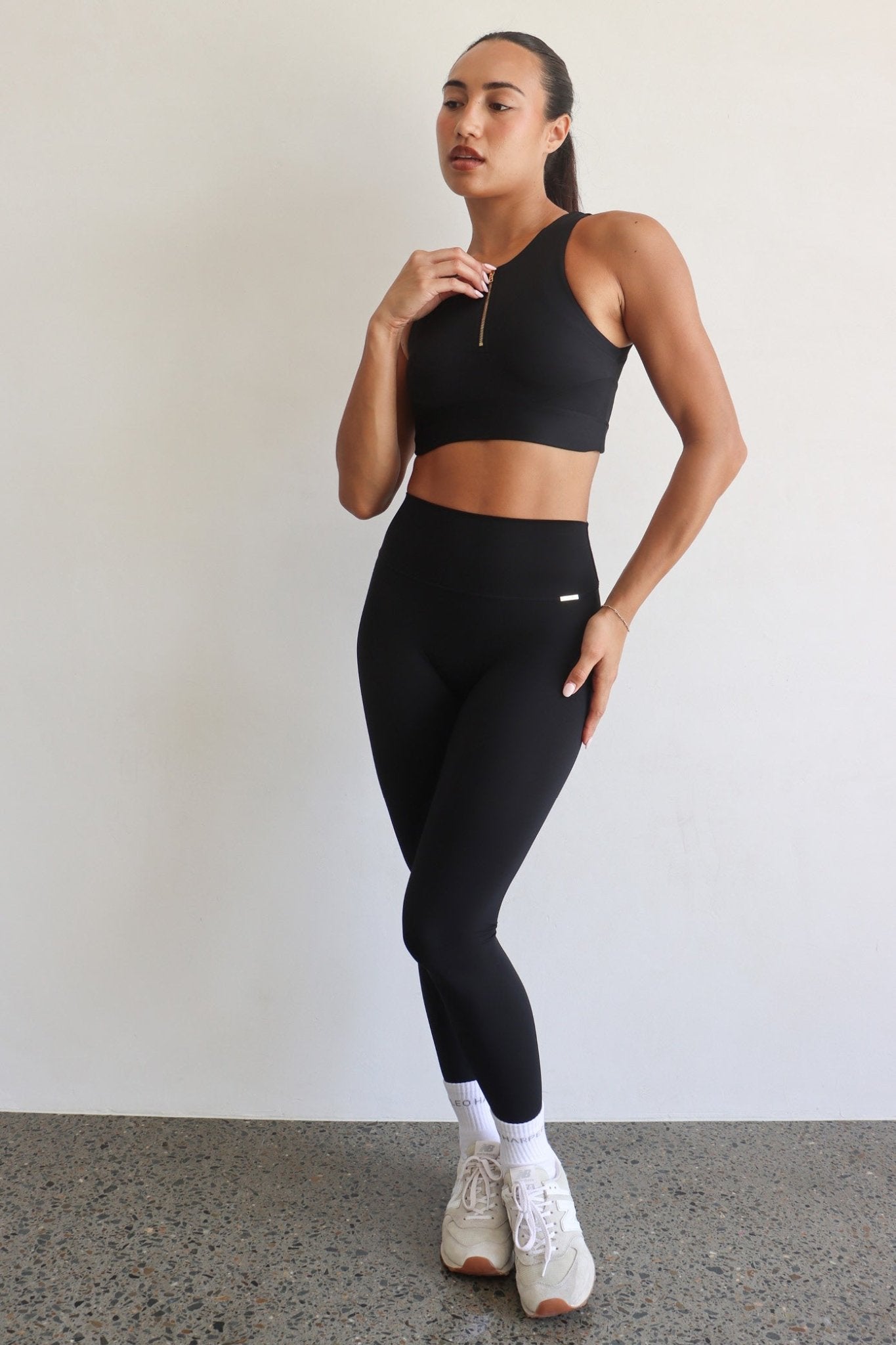 Maze Bralet - Black - Cleo Harper