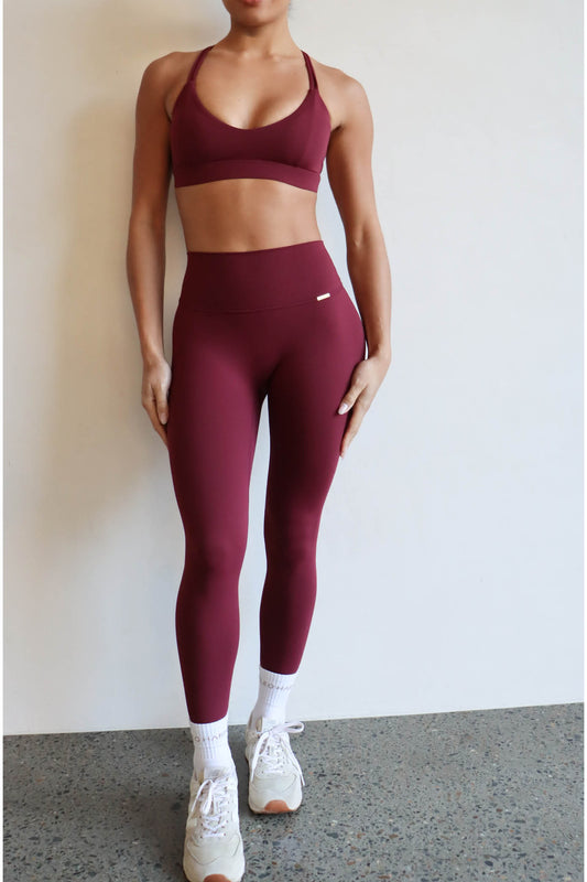 Unity Legging - Burgundy