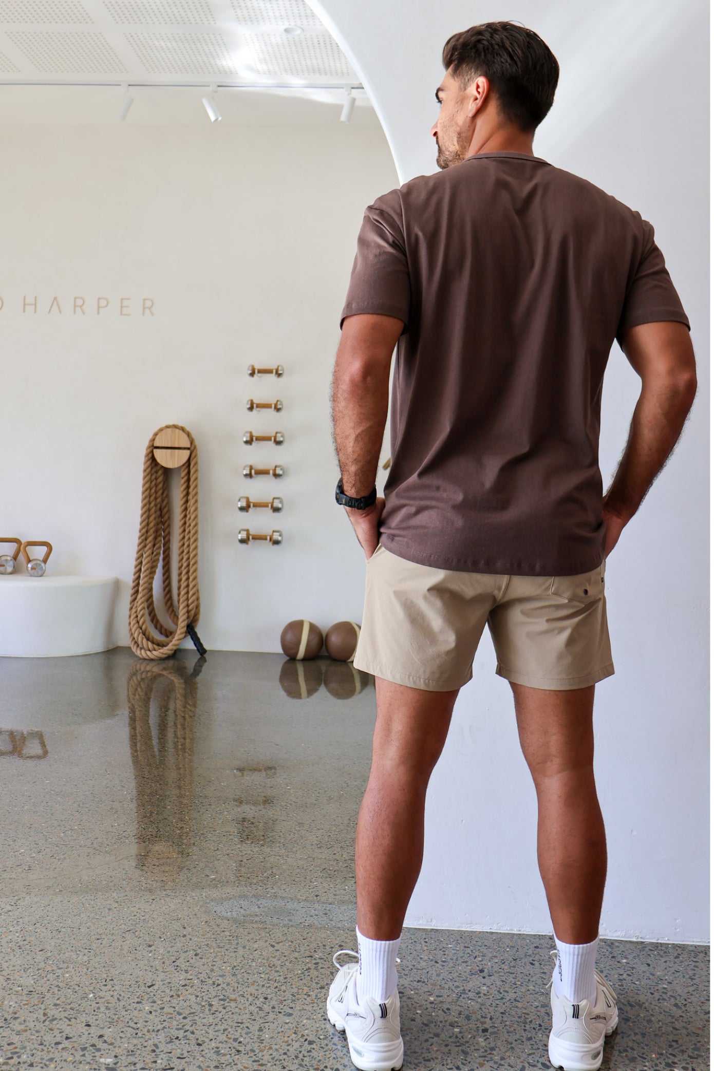 H17 Wave Shorts - Tan