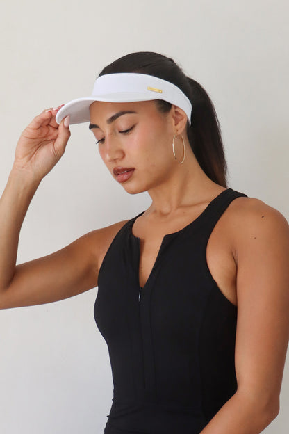 Visor - White - Cleo Harper