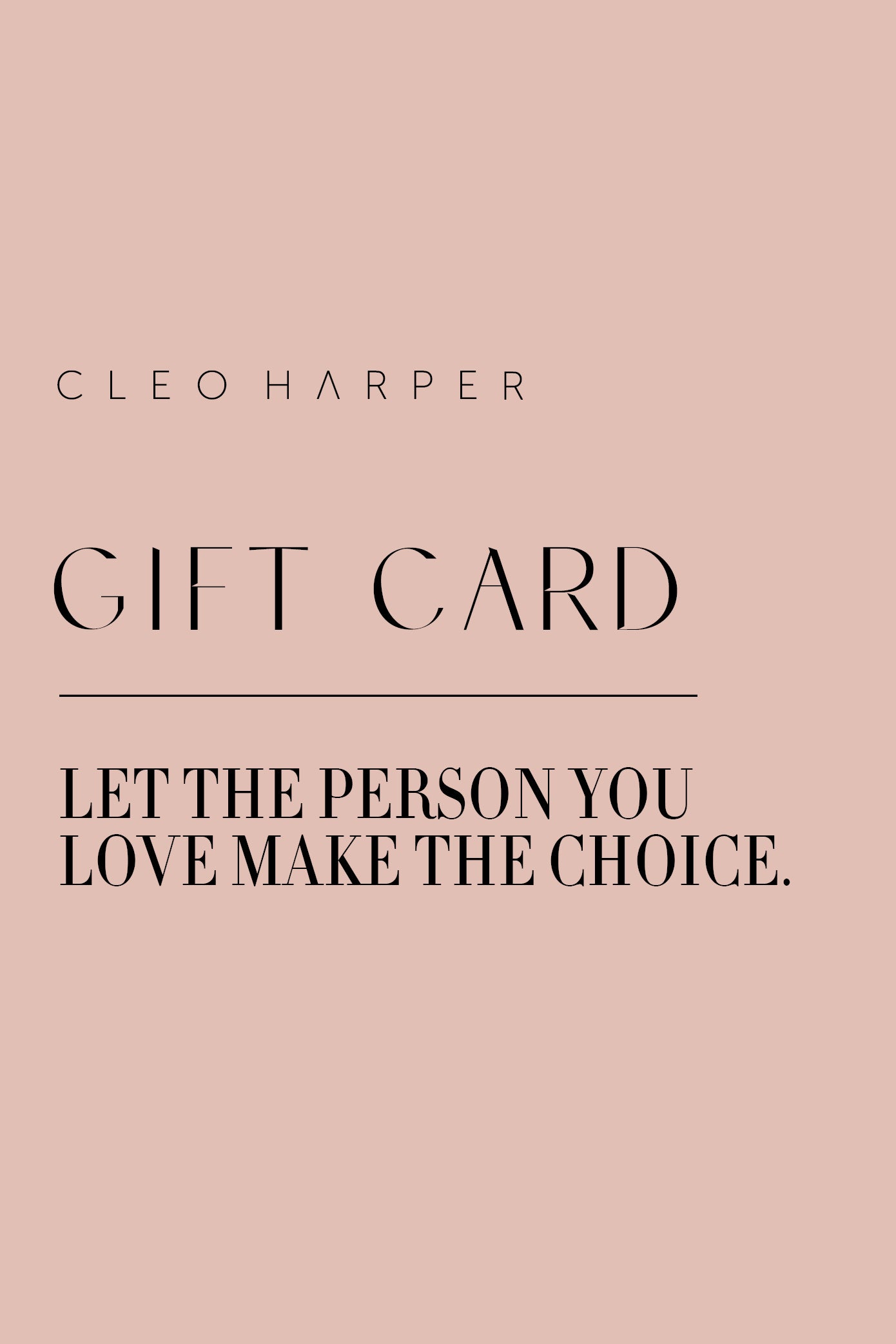 Gift Card - Cleo Harper